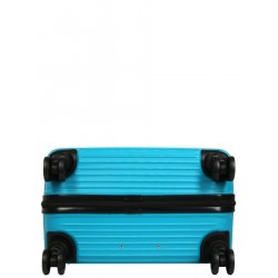 Troler mediu ABS, Davidts Aviator, cyan, 64x43x25 cm