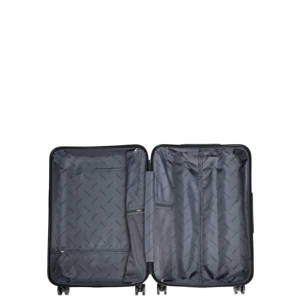 Troler mare ABS, Davidts Aviator, cyan, 74x49x29 cm