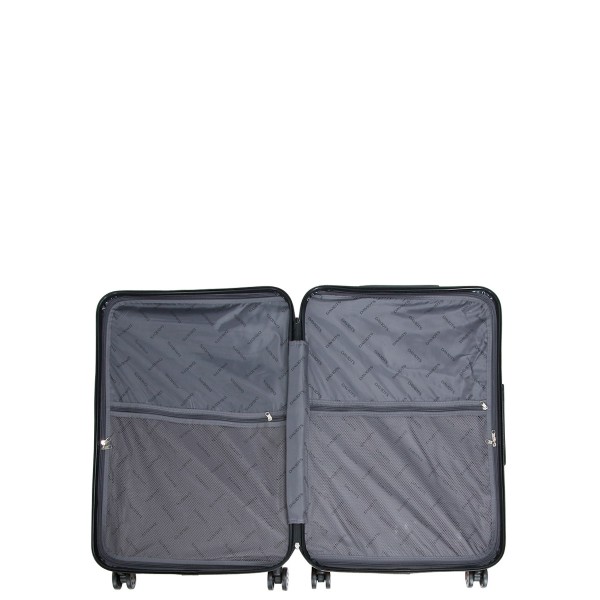 Troler mare ABS, Davidts Aviator, cyan, 74x49x29 cm