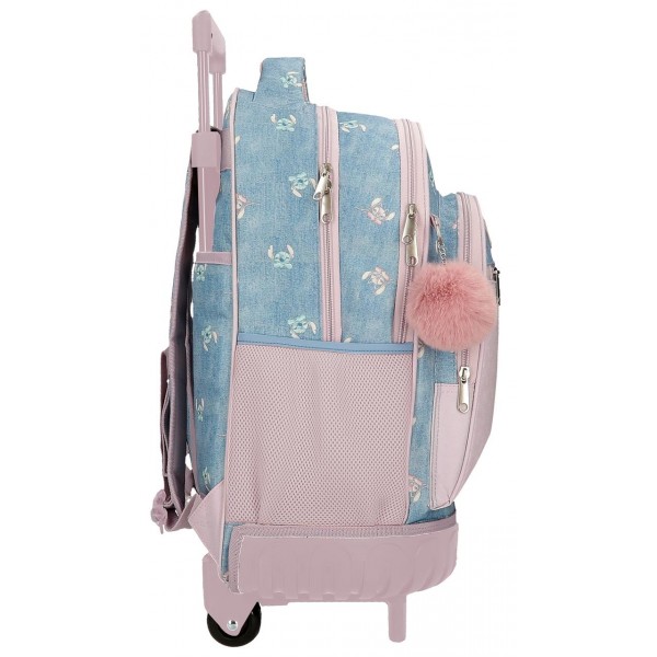 Ghiozdan troler fete, Disney Stitch You are magical, 2 compartimente, multicolor, 32x45x21 cm