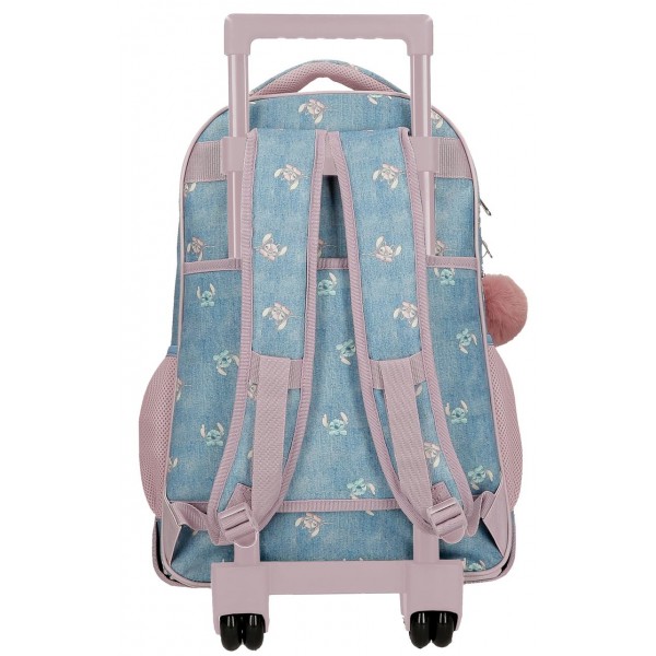 Ghiozdan troler fete, Disney Stitch You are magical, 2 compartimente, multicolor, 32x45x21 cm