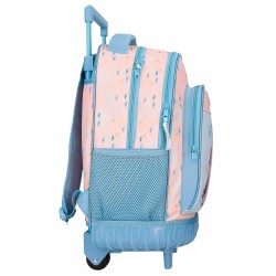 Ghiozdan troler fete, Disney Frozen Believe in the Journey, 2 compartimente, multicolor, 32x43x21 cm