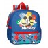 Ghiozdan gradinita baieti, Disney Mickey Peek a Boo, adaptabil, multicolor, 21x25x10 cm