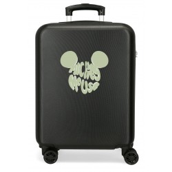 Troler cabina copii, Disney Mickey Multiverse, ABS, negru, 38x55x20 cm