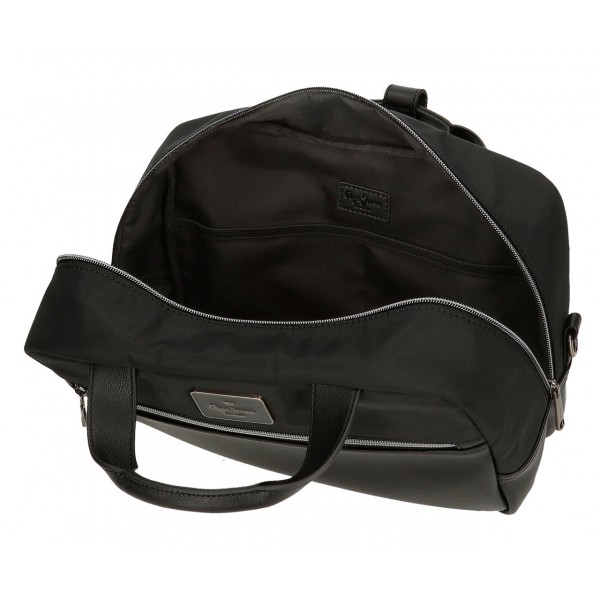 Geanta mana/umar dama, Pepe Jeans Christine, adaptabila, neagra, 31x21x15 cm