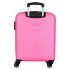 Troler cabina, Roll Road Camboya, ABS, roz deschis, 40x55x20 cm
