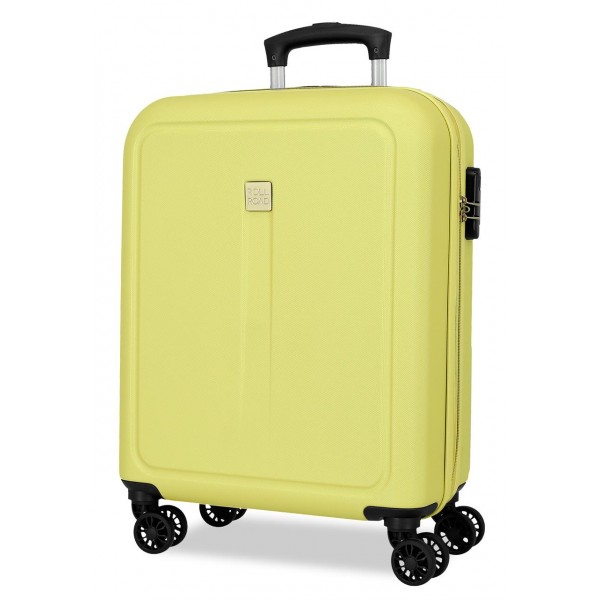 Troler cabina, Roll Road Camboya, ABS, galben, 40x55x20 cm