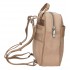 Rucsac dama casual, El Potro Luna, adaptabil, bej, 24x28x10 cm