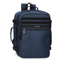 Rucsac calatorie barbati, Movom Foster, 2 compartimente, adaptabil, bleumarin, 28x40x20 cm