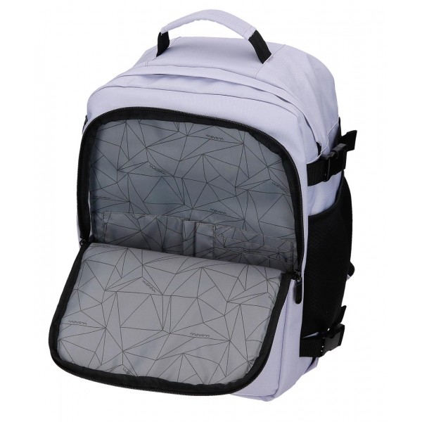 Rucsac calatorie barbati, Movom Foster, 2 compartimente, adaptabil, lila, 28x40x20 cm