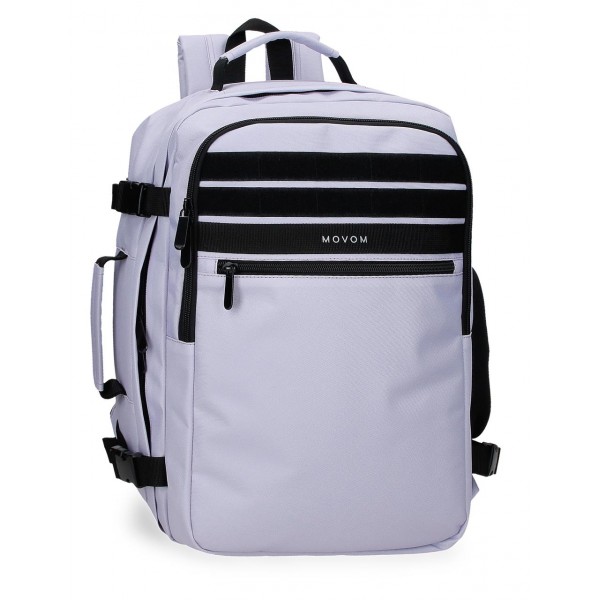 Rucsac calatorie barbati, Movom Foster, 2 compartimente, adaptabil, lila, 28x40x20 cm