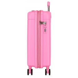 Troler cabina, Movom New Trendy, polipropilena, expandabil, TSA, fucsia, 40x55x20 cm