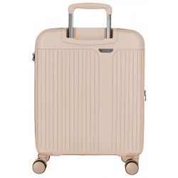 Troler cabina, Movom New Trendy, polipropilena, expandabil, TSA, bej, 40x55x20 cm