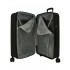 Troler mare, Movom New Trendy, polipropilena, expandabil, TSA, negru, 53x78x31 cm