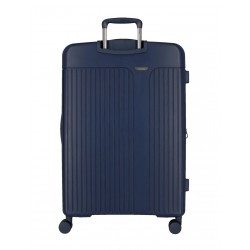 Troler mare, Movom New Trendy, polipropilena, expandabil, TSA, bleumarin, 53x78x31 cm