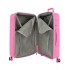Troler mediu, Movom New Trendy, polipropilena, expandabil, TSA, fucsia, 48x68x27 cm