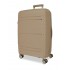 Troler mediu, Roll Road Universe, polipropilena, expandabil, TSA, bej, 45x65x26 cm
