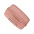 Troler mediu, Roll Road Universe, polipropilena, expandabil, TSA, nude, 45x65x26 cm