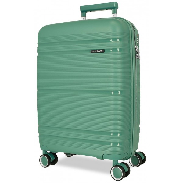 Troler cabina, Roll Road Universe, polipropilena, TSA, verde, 39x55x21 cm