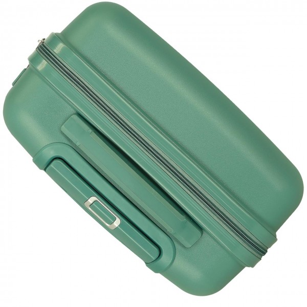 Troler cabina, Roll Road Universe, polipropilena, TSA, verde, 39x55x21 cm