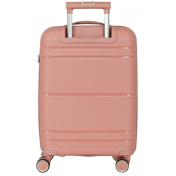 Troler cabina, Roll Road Universe, polipropilena, TSA, nude, 39x55x21 cm