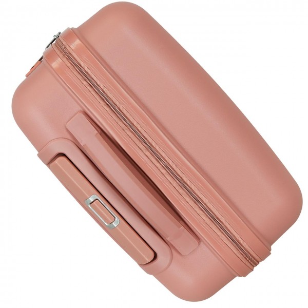 Troler cabina, Roll Road Universe, polipropilena, TSA, nude, 39x55x21 cm
