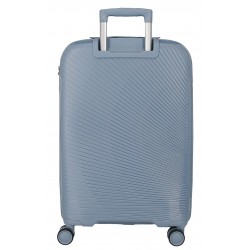Troler cabina, Roll Road Orbit, polipropilena, TSA, albastru deschis, 37x54x20 cm