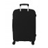 Troler mediu, Roll Road Orbit, polipropilena, TSA, negru, 43x64x24 cm
