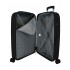 Troler mediu, Roll Road Orbit, polipropilena, TSA, negru, 43x64x24 cm