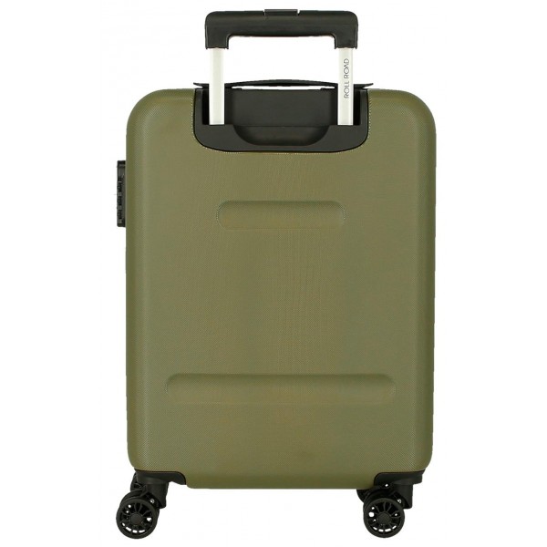 Troler cabina, Roll Road Flex, ABS, kaki, 38x55x20 cm