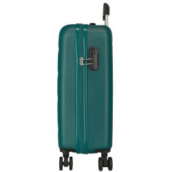 Troler cabina, Roll Road Flex, ABS, verde, 38x55x20 cm