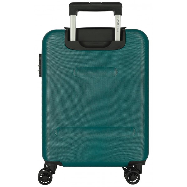 Troler cabina, Roll Road Flex, ABS, verde, 38x55x20 cm