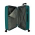 Troler mediu, Roll Road Flex, ABS, verde, 46x65x23 cm