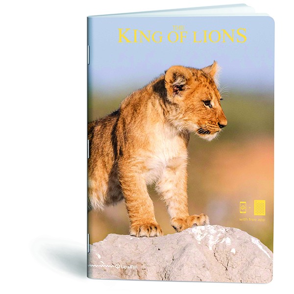 Caiet A4, 40 file, Lipa Mill Lion King, dictando