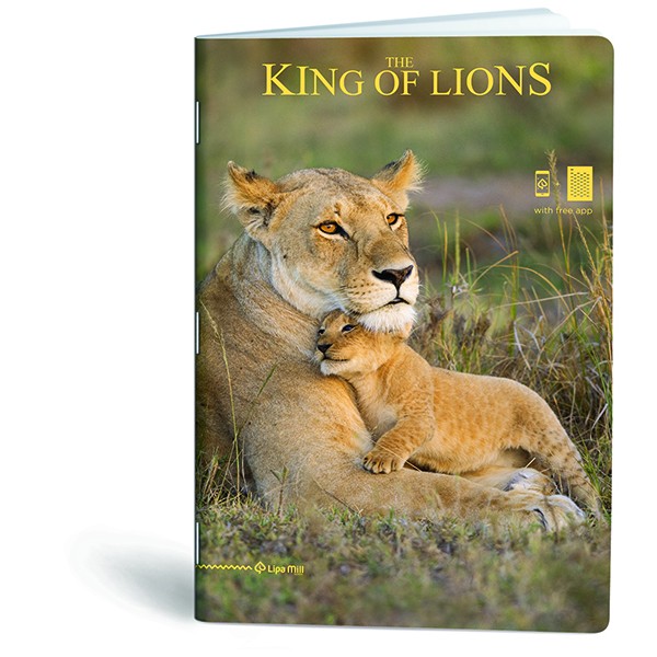 Caiet A4, 40 file, Lipa Mill Lion King, dictando