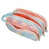 Borseta mana fete, Enso Bubbles, 3 compartimente, multicolora, 10x22x9 cm