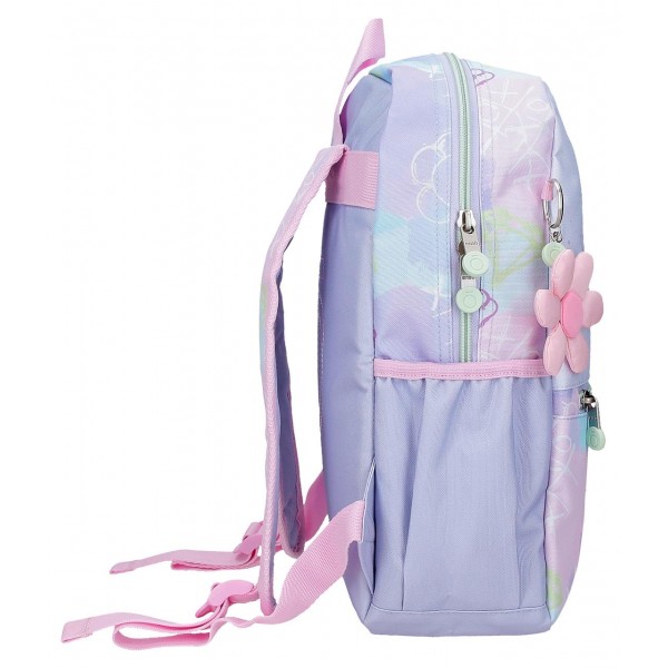 Rucsac fete clasa 0, Enso New Vibes, violet, 33x27x11 cm