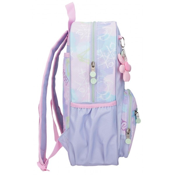 Rucsac scoala fete, Enso New Vibes, violet, 38x30x12 cm