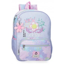 Rucsac scoala fete, Enso New Vibes, violet, 38x30x12 cm