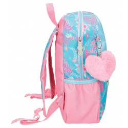 Rucsac fete clasa 0, Enso Jungle Mood, multicolor, 33x27x11 cm