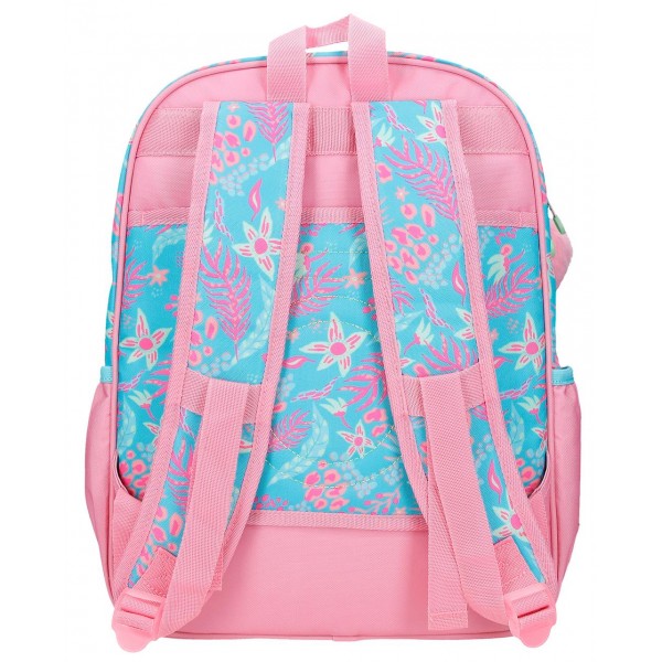 Rucsac scoala fete, Enso Jungle Mood, multicolor, 38x30x12 cm