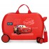 Valiza copii, ride-on, Disney Cars RD Trips, ABS, 4 roti, rosie, 31x45x20 cm