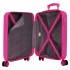 Troler copii, Disney Minnie Golden Days, ABS, 4 roti, valiza mica, fucsia, 55x38x20 cm