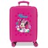 Troler copii, Disney Minnie Golden Days, ABS, 4 roti, valiza mica, fucsia, 55x38x20 cm