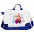 Valiza copii, ride-on, Frozen Sparkle Like Magic, ABS, 4 roti, alba, 31x45x20 cm