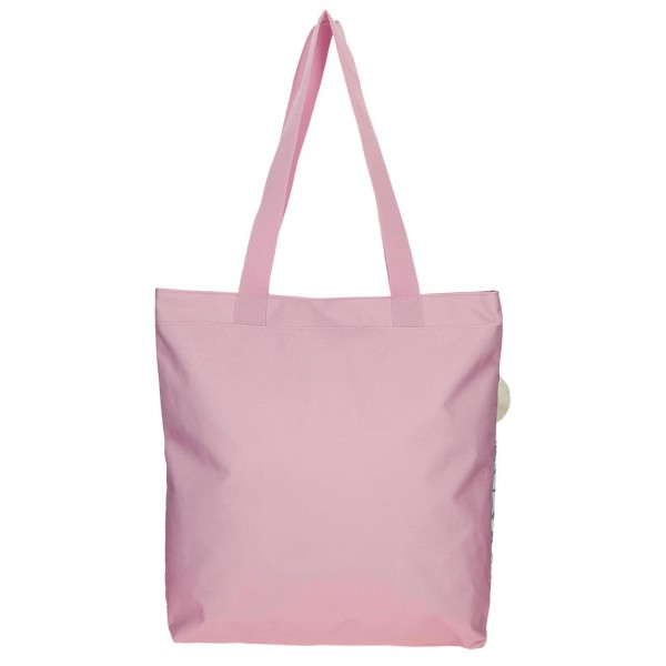Geanta tote fete, Disney Stitch Just chill, compartimente laptop/tableta, multicolora, 31x34x12 cm