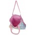 Geanta tote fete, Disney Stitch Just chill, compartimente laptop/tableta, multicolora, 31x34x12 cm