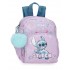 Ghiozdan gradinita fete, Disney Lovely Stitch, lila, 19x24x10 cm