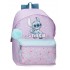 Ghiozdan scoala fete, Disney Lovely Stitch, buzunar tableta, lila, 31x44x15 cm