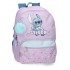 Ghiozdan scoala fete, Disney Lovely Stitch, 2 compartimente, lila, 32x44x17 cm